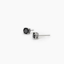 Load image into Gallery viewer, Men&#39;s Earrings In Steel With Black Zircon 2Jewels 261430
