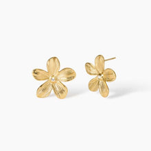 Load image into Gallery viewer, Orecchini da donna in acciaio dorato fiore 2 jewels 261499
