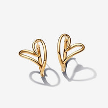 Cargar imagen en el visor de la galería, Orecchini Cuore Linea Sinuosa
