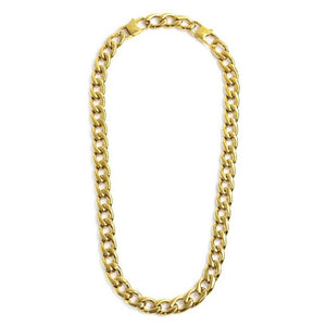 Collana da uomo in acciaio dorato catena grumetta Marlù 2CA0024G