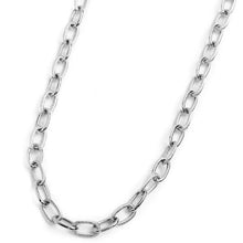 Carica l&#39;immagine nel visualizzatore di Gallery, Collana da donna in acciaio catena maglia larga Marlù 2CA0027
