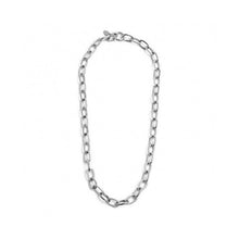 Carica l&#39;immagine nel visualizzatore di Gallery, Collana da donna in acciaio catena maglia larga Marlù 2CA0027

