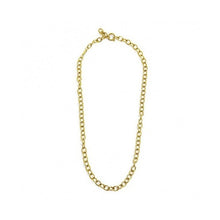 Carica l&#39;immagine nel visualizzatore di Gallery, Collana da donna in acciaio dorato catena maglia &quot;o&quot; Marlù 2CA0037G
