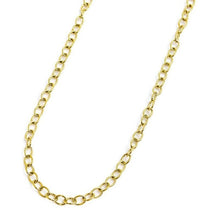 Carica l&#39;immagine nel visualizzatore di Gallery, Collana da donna in acciaio dorato catena maglia &quot;o&quot; Marlù 2CA0037G
