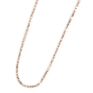 Collana da donna in acciaio Rosé ematite diagonale Marlù 2CO0072R