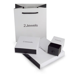 Orecchini Da Donna In Acciaio Con Glass Azzurro 2Jewels 261413