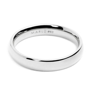 Anello unisex in acciaio fedina Marlù 33AN0008