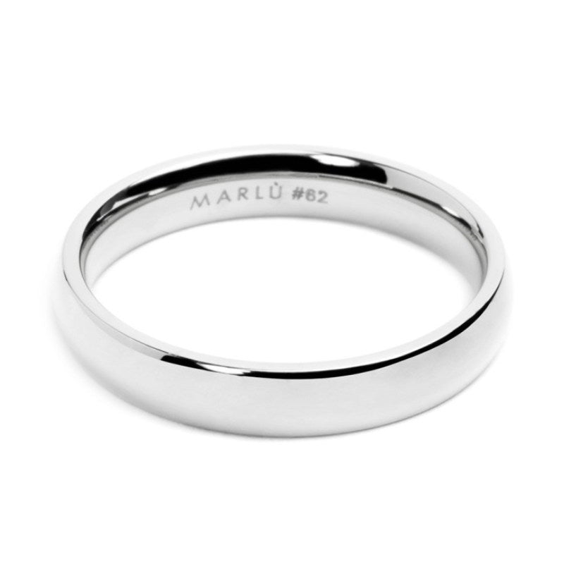Anello unisex in acciaio fedina Marlù 33AN0008