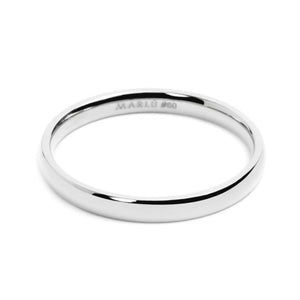 Anello unisex in acciaio fedina Marlù 33AN0009