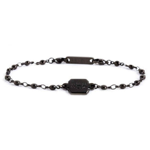 Bracciale da donna in acciaio madonna rettangolare Marlù 33BR0003N