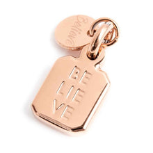 Carica l&#39;immagine nel visualizzatore di Gallery, Charm in acciaio Rosé madonna rettangolare Marlù 33CH0008R

