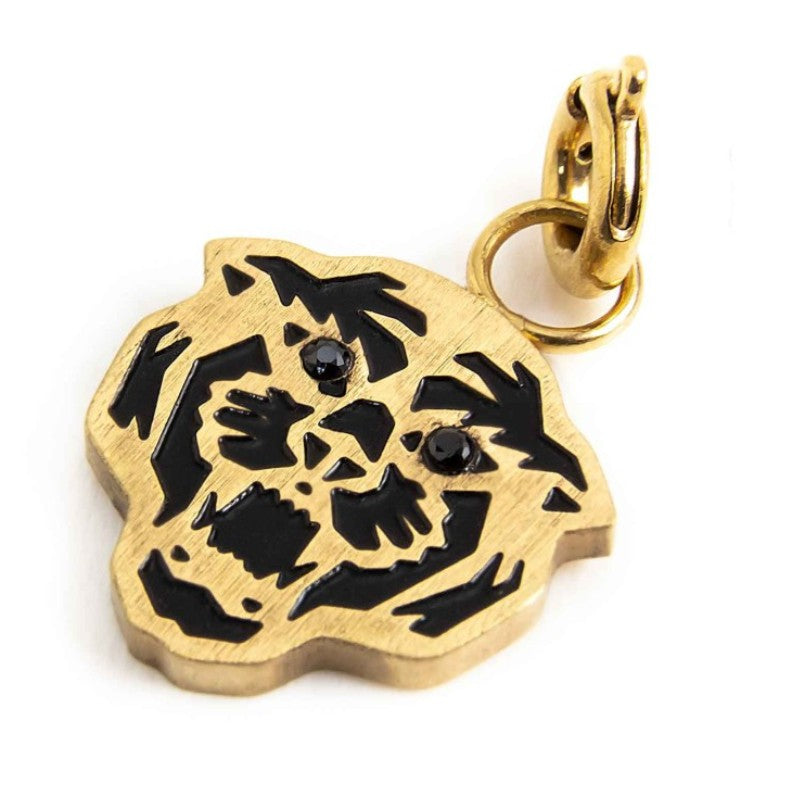 Charm in acciaio dorato tigre Marlù 33CH0020GST