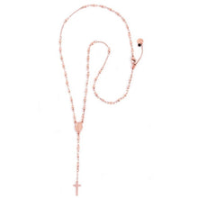 Carica l&#39;immagine nel visualizzatore di Gallery, Collana da donna in acciaio Rosé rosario Marlù 33CO0004R
