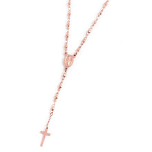 Carica l&#39;immagine nel visualizzatore di Gallery, Collana da donna in acciaio Rosé rosario Marlù 33CO0004R
