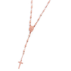 Collana da donna in acciaio Rosé rosario Marlù 33CO0004R