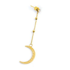 Orecchino pendente da donna in acciaio dorato Marlù 33OR0004G