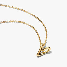 Carica l'immagine nel visualizzatore di Gallery, Collana Cuore Piccolo Linea Sinuosa
