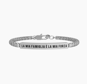 Bracciale Da Uomo Con Catena Veneta E Piastra Rettangolare Kidult 731808