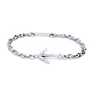 Bracciale da uomo in acciaio con ancora Marlù 4BR1793