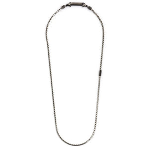 Collana da uomo in acciaio catena box oval Marlù 4CA0193BR