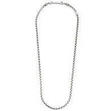 Carica l&#39;immagine nel visualizzatore di Gallery, Collana da uomo in acciaio con catena box oval Marlù 4CA0194BR
