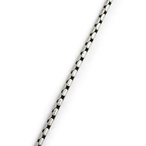 Collana da uomo in acciaio con catena box oval Marlù 4CA0194BR