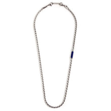 Carica l&#39;immagine nel visualizzatore di Gallery, Collana da uomo in acciaio con catena corda oval Marlù 4CO0110B
