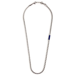 Collana da uomo in acciaio con catena corda oval Marlù 4CO0110B