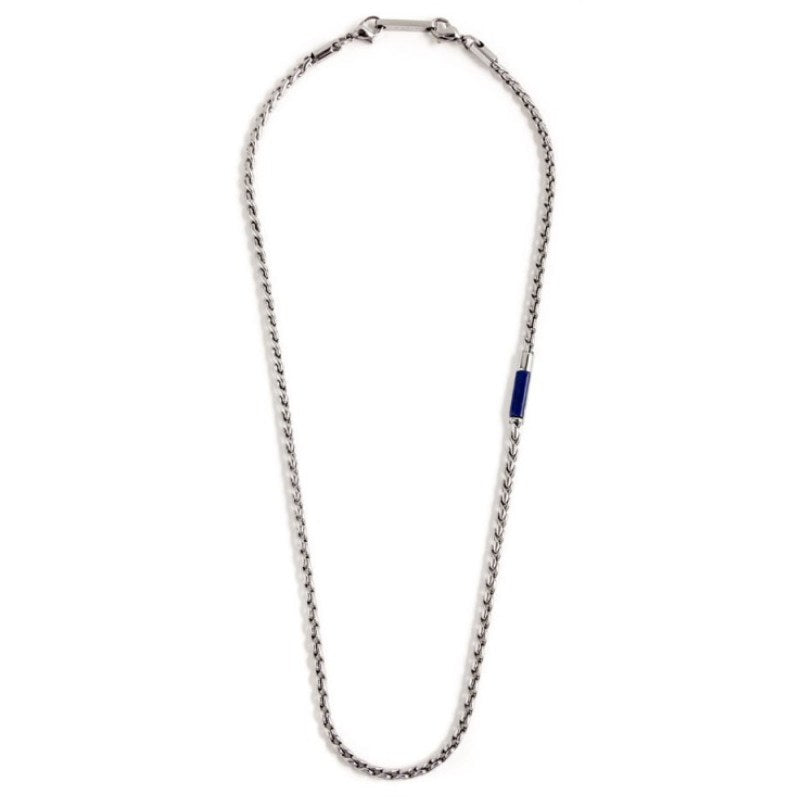Collana da uomo in acciaio con catena corda oval Marlù 4CO0110B