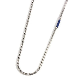 Collana da uomo in acciaio con catena corda oval Marlù 4CO0110B
