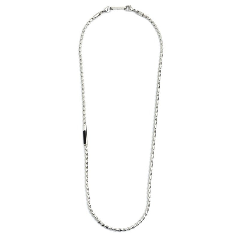 Collana da uomo in acciaio con catena corda oval Marlù 4CO0110N