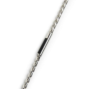 Collana da uomo in acciaio con catena corda oval Marlù 4CO0110N