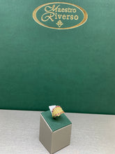 Cargar imagen en el visor de la galería, Anello Fede Sarda in Argento Dorato  925 Maestro Riverso AnFg04oro/R misura 15
