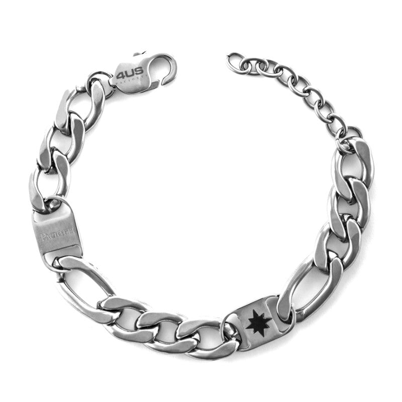 Bracciale da uomo in acciaio 4US Cesare Paciotti Jewels 4UBR5966