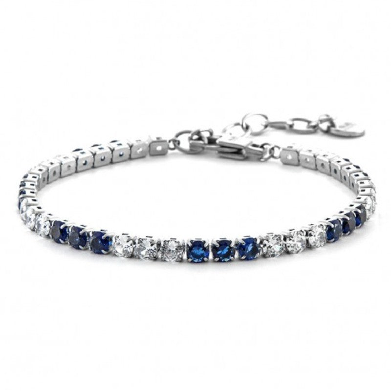 Bracciale tennis da uomo in acciaio 4US Cesare Paciotti 4UBR6356