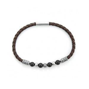 Bracciale da uomo in pelle 4US Cesare Paciotti 4UBR6386