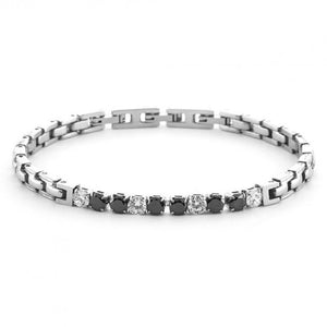 Bracciale Tennis da uomo in acciaio di 4US Cesare Paciotti 4UBR6435