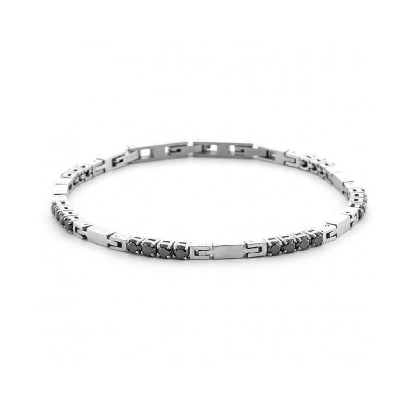 Bracciale Tennis da uomo in acciaio di 4US Cesare Paciotti 4UBR6441