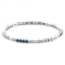 Carica l&#39;immagine nel visualizzatore di Gallery, Bracciale Tennis da uomo in acciaio di 4US Cesare Paciotti 4UBR6445
