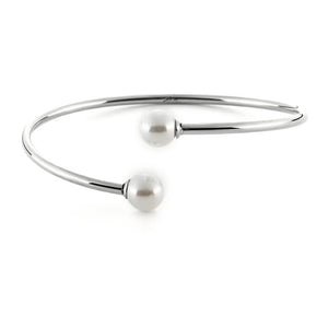 Bracciale da donna in acciaio con perle 4US Cesare Paciotti 4UBR6487W