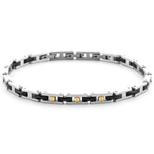 Carica l&#39;immagine nel visualizzatore di Gallery, Bracciale da uomo in acciaio 4US Cesare Paciotti 4UBR6933
