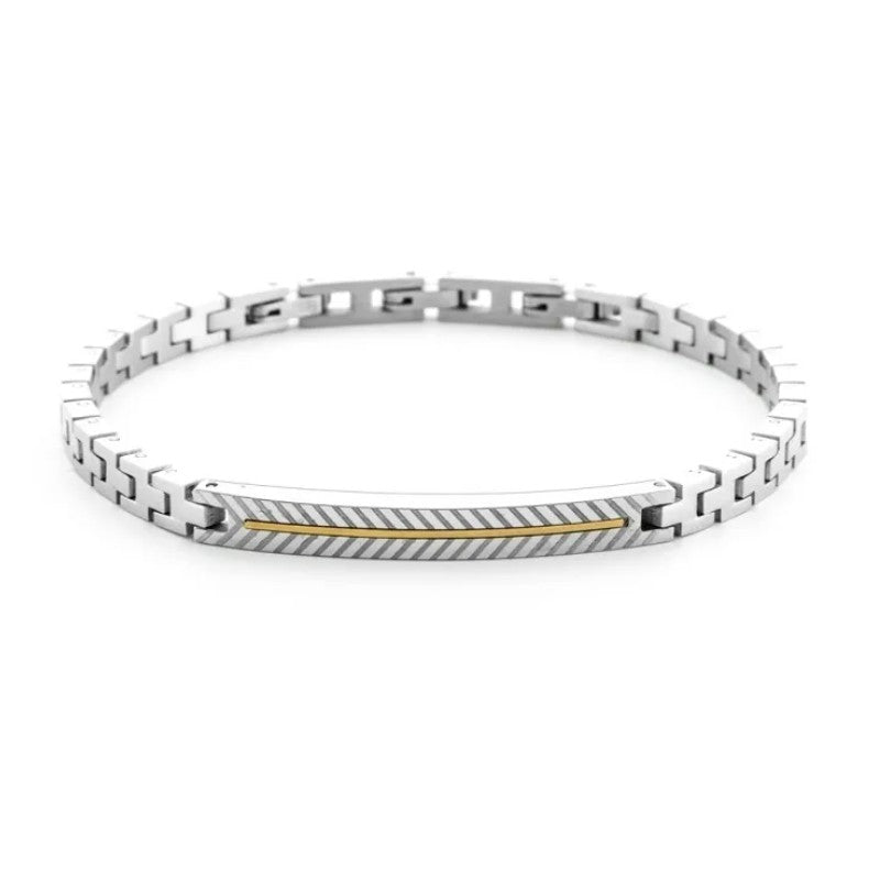 Bracciale da uomo in acciaio 4US Cesare Paciotti 4UBR6935