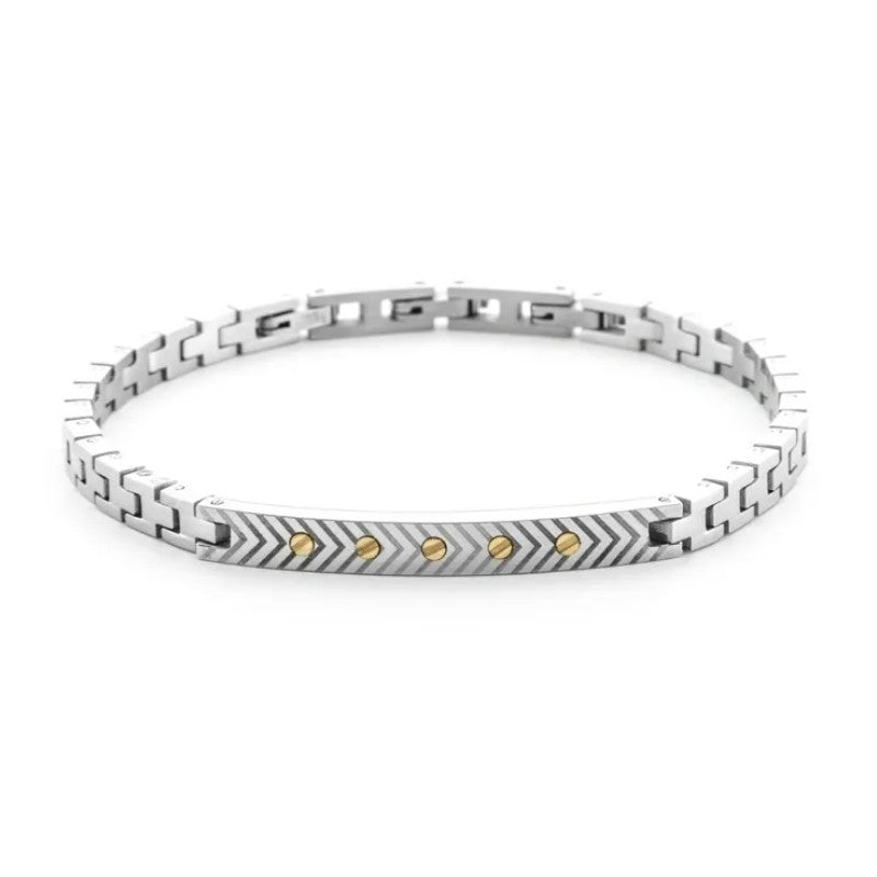 Bracciale da uomo in acciaio 4US Cesare Paciotti 4UBR6937