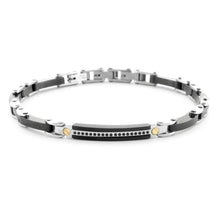 Carica l&#39;immagine nel visualizzatore di Gallery, Bracciale da uomo in acciaio 4US Cesare Paciotti 4UBR6944
