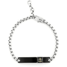 Carica l&#39;immagine nel visualizzatore di Gallery, Bracciale da uomo in acciaio ancora 4US Cesare Paciotti 4UBR6945
