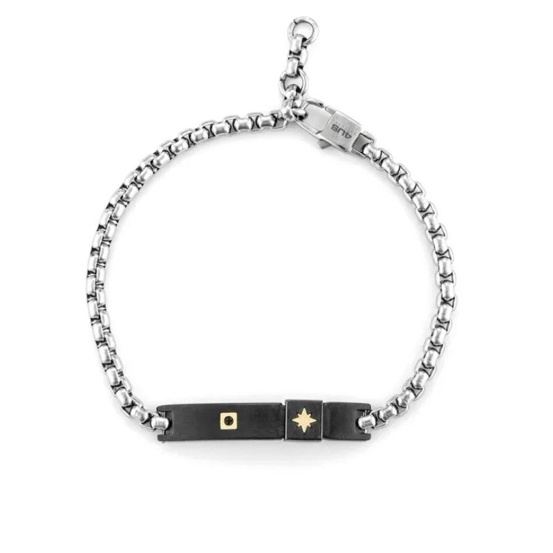 Bracciale da uomo in acciaio rosa dei venti 4US Cesare Paciotti 4UBR6946