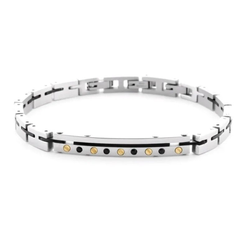 Bracciale da uomo in acciaio 4US Cesare Paciotti 4UBR6948