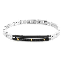 Carica l&#39;immagine nel visualizzatore di Gallery, Bracciale da uomo in acciaio 4US Cesare Paciotti 4UBR6949

