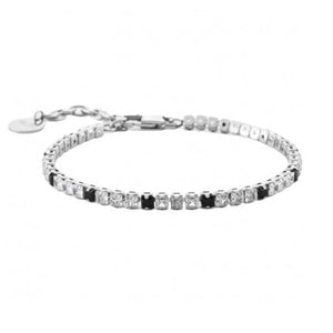 Bracciale tennis da uomo in acciaio 4US Cesare Paciotti 4UBR6978