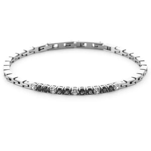 Bracciale tennis da uomo in acciaio 4US Cesare Paciotti 4UBR6979